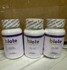 3 PACK Biote Nutraceuticals DIM SGS+Hormone +Detox 60 Capsules Pills Exp 3/27 US
