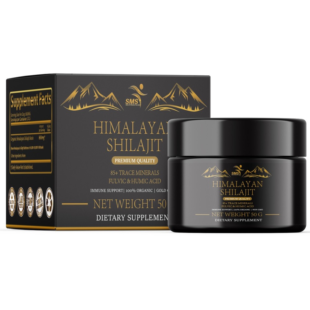 Shilajit Himalayan Resin 100% Organic Men’s Health Immunity Energy Boost 50g