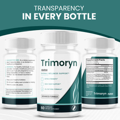 Trimoryn Capsules for Weight Loss Support Fat Burning Supplement Pills (60 ct)