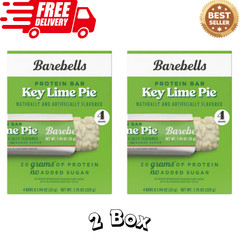Barebells Key Lime Pie Protein Bars 55g 4 Pack 2 Boxes 20g Protein