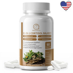 Cortisol Support Supplement Stress Relief & Cortisol Manager 60 Pills