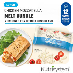 Frozen Chicken Mozzarella Lunch Melt, 11G Protein, Packaged Meal, 1