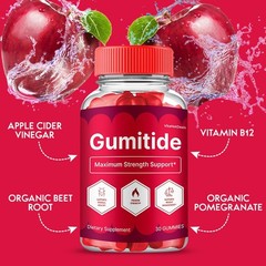 Gumitide ACV Gummies, Max Strength , Gumitide All natural Supplement (1 pack)