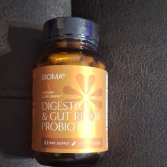 BIOMA Probiotics Digestive Support, Vegetarian 60 Capsules 30-Day