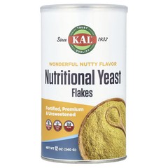 2 X KAL, Nutritional, Yeast Flakes, Wonderful Nutty, 12 oz (340 g)-worldwide
