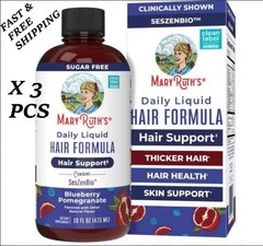 1-3 PCS MaryRuth’s Daily Liquid Hair Formula Blueberry Pomegranate Hair Support