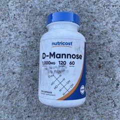 Nutricost D-Mannose 120 Capsules 1000mg Per Serving