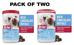 SlimFast Original Rich Chocolate Royale Meal Replacement Shake 20.18 Oz (2 Pack