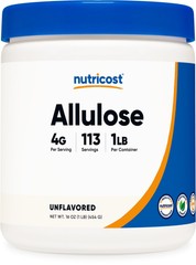 Nutricost Allulose Sweetener (1lb) – KETO Sugar, Natural Sugar Alternative
