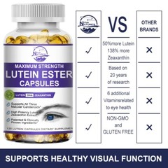 Eye Health Supplement, Lutein and Zeaxanthin, Vision Health, Eye Strain Support