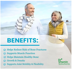 Bone Health Advanced Calcium Magnesium Vitamin D3 Joint Support Strong Bones 60T