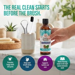 GuruNanda CocoMint Oil Pulling Mouthwash for Complete 8 Fl Oz (Pack of 3)