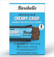 Barebells Protein Bars, Creamy Crisp, 20g High Protein, 1.9oz, 4 Count