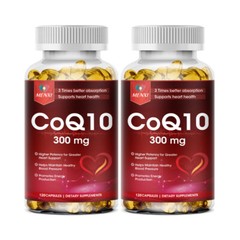 CoQ-10 300mg 240 Softgels Coq10 Co Q10 Coenzyme Heart Support NON GMO