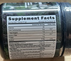 Nature’s Eagle Super Green Powder ACV Collagen Sea Moss 30 Servings 7.5 oz