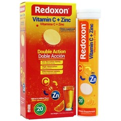 Redoxon Vitamin C + Zinc, Effervescent Tablets of Vitamin C and Zinc, Helps S…