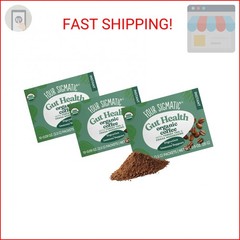 Four Sigmatic Mushroom Coffee Mix Cordyceps and Chaga Pack of 3 (30 Packets Tota