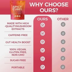 Peach Gummies Spicy Cubes 30 Gummies 1-5 Bag Support for Calm and Relaxation Hot