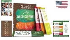 3-Day Juice Cleanse – Caffeine Free with 21 Flavorful Single Serve Packets