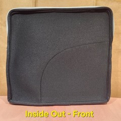 WEIGHT WATCHERS WW Neoprene Zipper Bag Organizer Case Tote: Black Pink Polka Dot