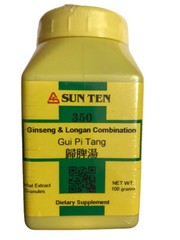 Sun Ten – Ginseng & Longan Combination, 100gm Granules / Gui Pi Tang / 歸脾湯 350