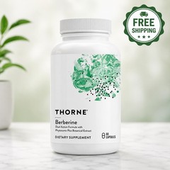 Thorne, Berberine, Dual Action Formula, 1,000 mg per serving, 60 Caps Exp 07/28