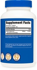 Nutricost Vitamin B1 (Thiamin) 500mg, 120 Capsules – Gluten Free & Non-GMO