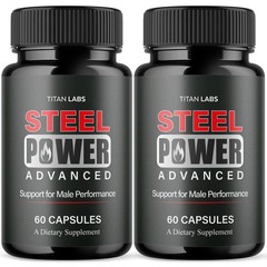 (2 Pack) Steel Power Advanced Male Health Support Supplement SteelPower