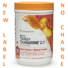 Beyond Tangy Tangerine 2.0 Peach Fusion (1- 480g Canister) by Youngevity Wallach