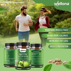 Keto Fat Burner 1000mg 90 Capsules with Garcinia, Green Tea & Coffee Extract