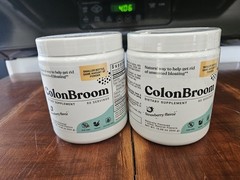 2 ColonBroom Dietary Supplement 60 Servings Strawberry 12.06 Oz