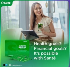 Organic Barley Grass POWDER, CAPSULE, COFFEE, FUSION, BOOST, DAILY C (1pc) SANTE