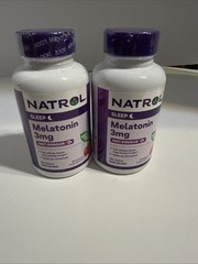 Natrol Melatonin 5mg Fast Dissolve 150 Tablets 2 Pack Lot