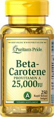 Puritan’s Pride Beta-Carotene 25,000 IU-250 Softgels