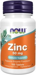 NOW Foods Zinc Gluconate, 50 mg, 100 Tablets