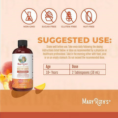 Mary Ruth’s Multivitamin + Hair Growth brand… 3 Pack | Peach Mango 15.22 oz |