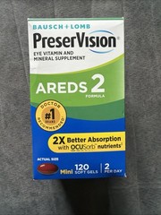 PreserVision Areds 2 Eye Vitamin and Mineral – 120 Softgels EXP 11/2026