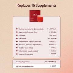 IM8 Daily Ultimate Essentials All-in-One Multivitamin Supplement, Travel Packs