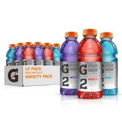 Gatorade G2 Thirst Quencher Sports Drink, Variety Pack, 20 Fl Oz (Pack of 12)