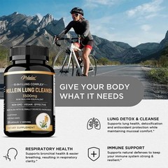 Mullein Lung Cleanse 240pcs – Lung Health,Detoxification & Antioxidant Defenses