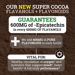 1 PACK Black Forest High Flavanol Cocoa Powder and Flavonoids Supplements 1200mg