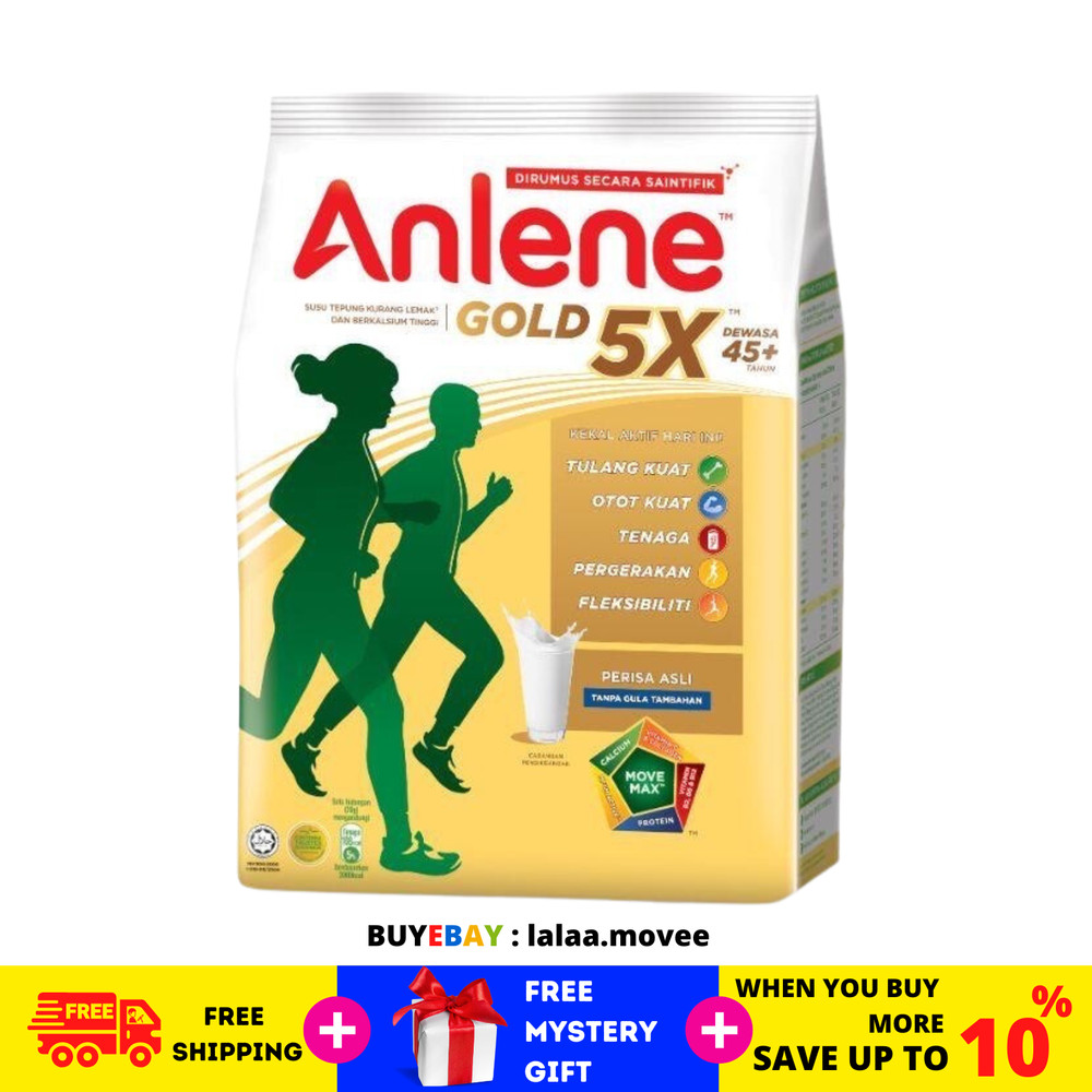 ANLENE GOLD MILK POWDER for ADULT 45+ YEARS OLD 1Kg FREE SHIPPING