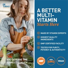 Dr. Tobias Adult Multivitamin for Women & Men – Immune 90 Count (Pack of 1)