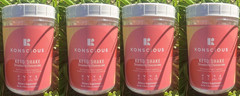4x Konscious Keto Shake Strawberry Ketogenic Weight Loss MCT + Whey + Avacado