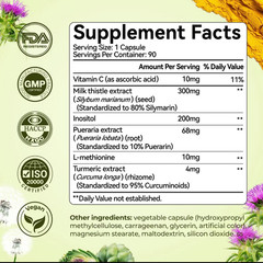 2 BOTTLES—Milk Thistle Liver Detox Supplement – 300mg Silymarin – OXYENERGY✅