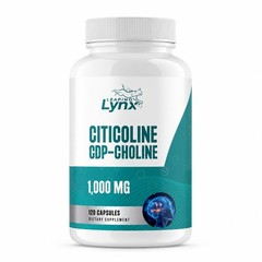 Leaping Lynx Citicoline 1000 mg (CDP Choline) Capsules 120 Count (Pack of 1)