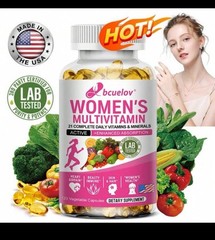 Bcuelov Women’s Daily Vitamins Dietary Supplement Complete Daily – 120 Softgels