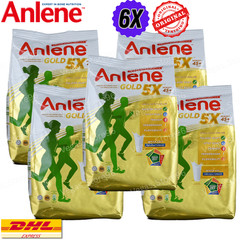 6 X 950G ANLENE GOLD 5X Milk Powder for Adult 45+ Stronger Bones DHL EXPRESS