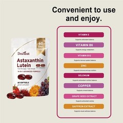 14-in-1 Astaxanthin 24mg & Lutein 40mg with Zeaxanthin Supplements