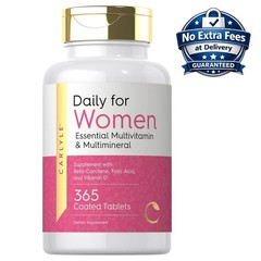 Multivitamínico y Multimineral para Mujer 365 Tabletas Suministro 1 Año